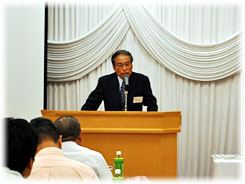 川沿少年消防クラブ 山崎氏の基調報告