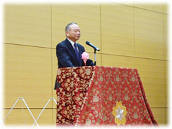 秋本日本防火協会会長　祝辞